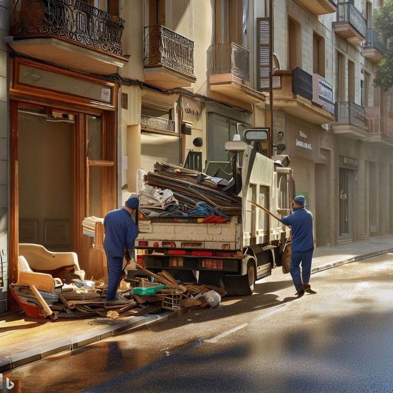Vaciado de locales comerciales en El Molar