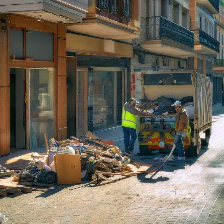 Gestión de residuos: Requisitos legales en el vaciado de locales en Villanueva de la Canada